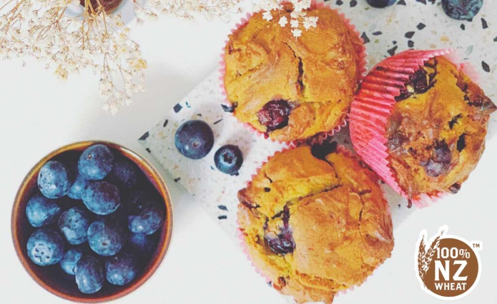 Blueberry and Spelt flour muffin | Farmers Mill