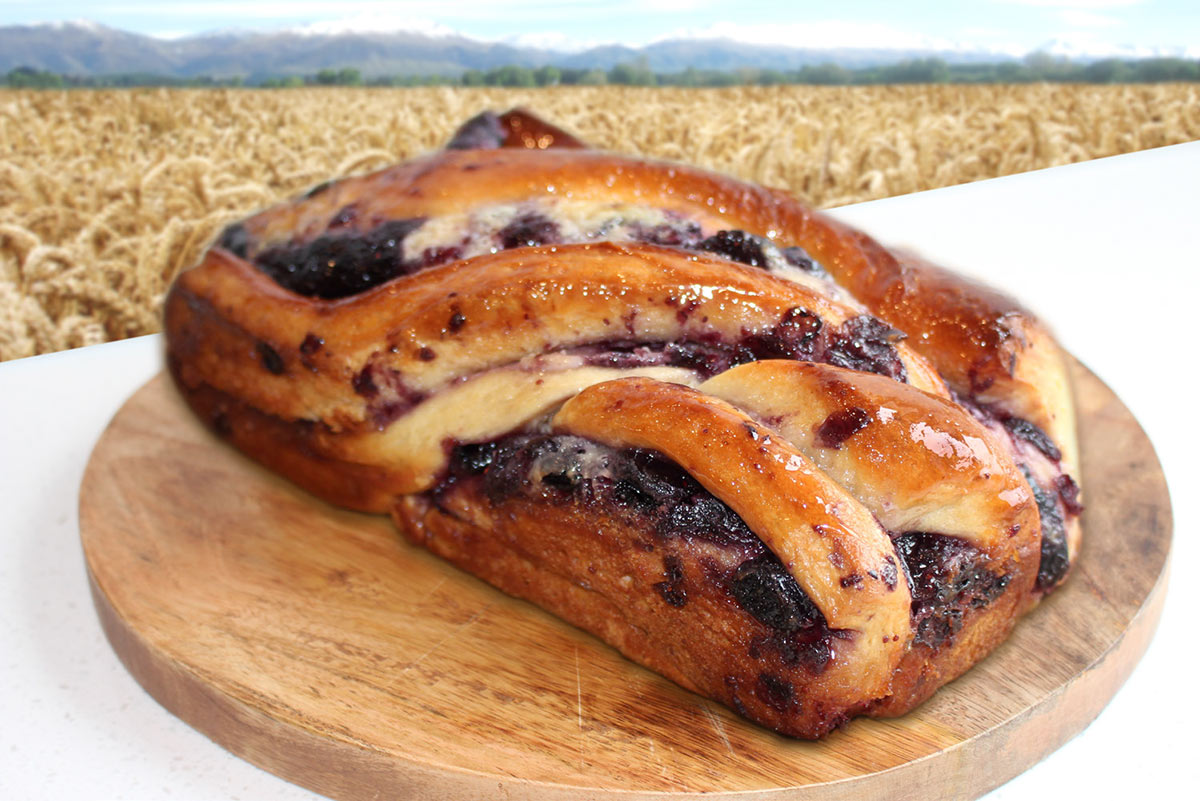 Cream Cheese & Blueberry Babka Bread Recipes Farmers Mill
